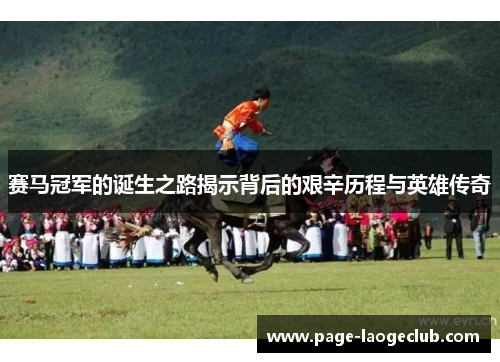 赛马冠军的诞生之路揭示背后的艰辛历程与英雄传奇